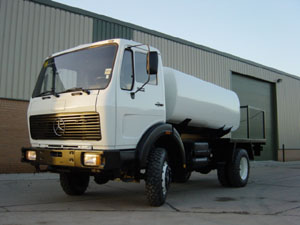 Mercedes 1017 4x4 Tanker Truck - ex military vehicles for sale, mod surplus